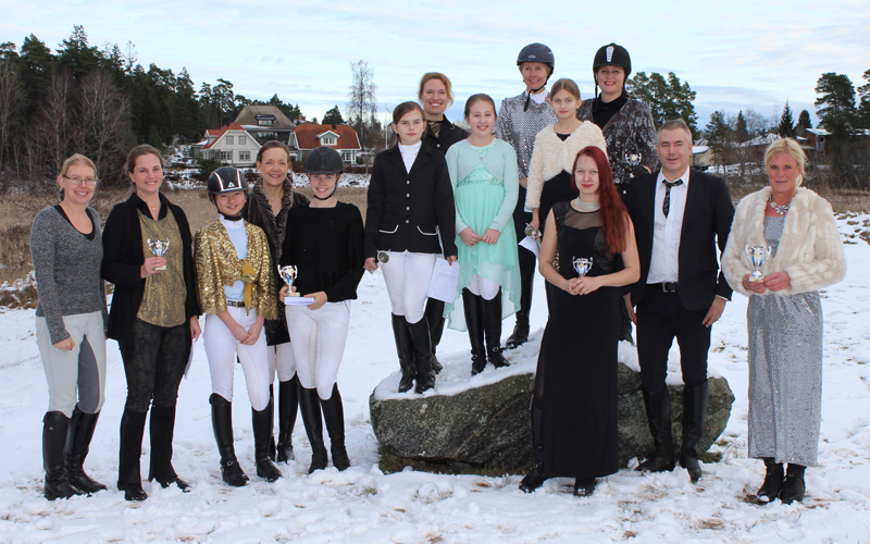 Tävlingsdeltagarna Champagnedressyr 2014